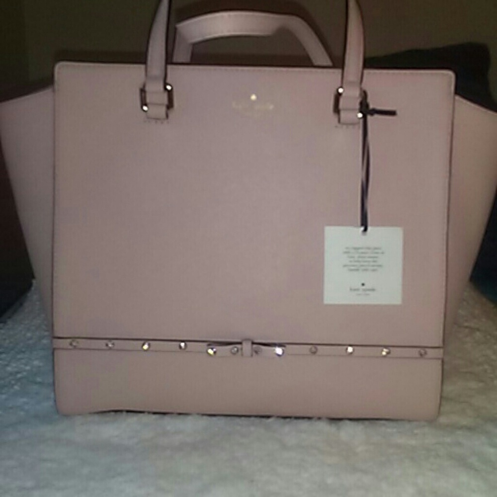 NWT Kate Spade LARGE Laurel Way Jeweled Vellum